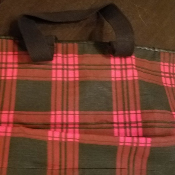 1 left !sALE 🎄♥️HP! reversible leather trim tote - Picture 7 of 8